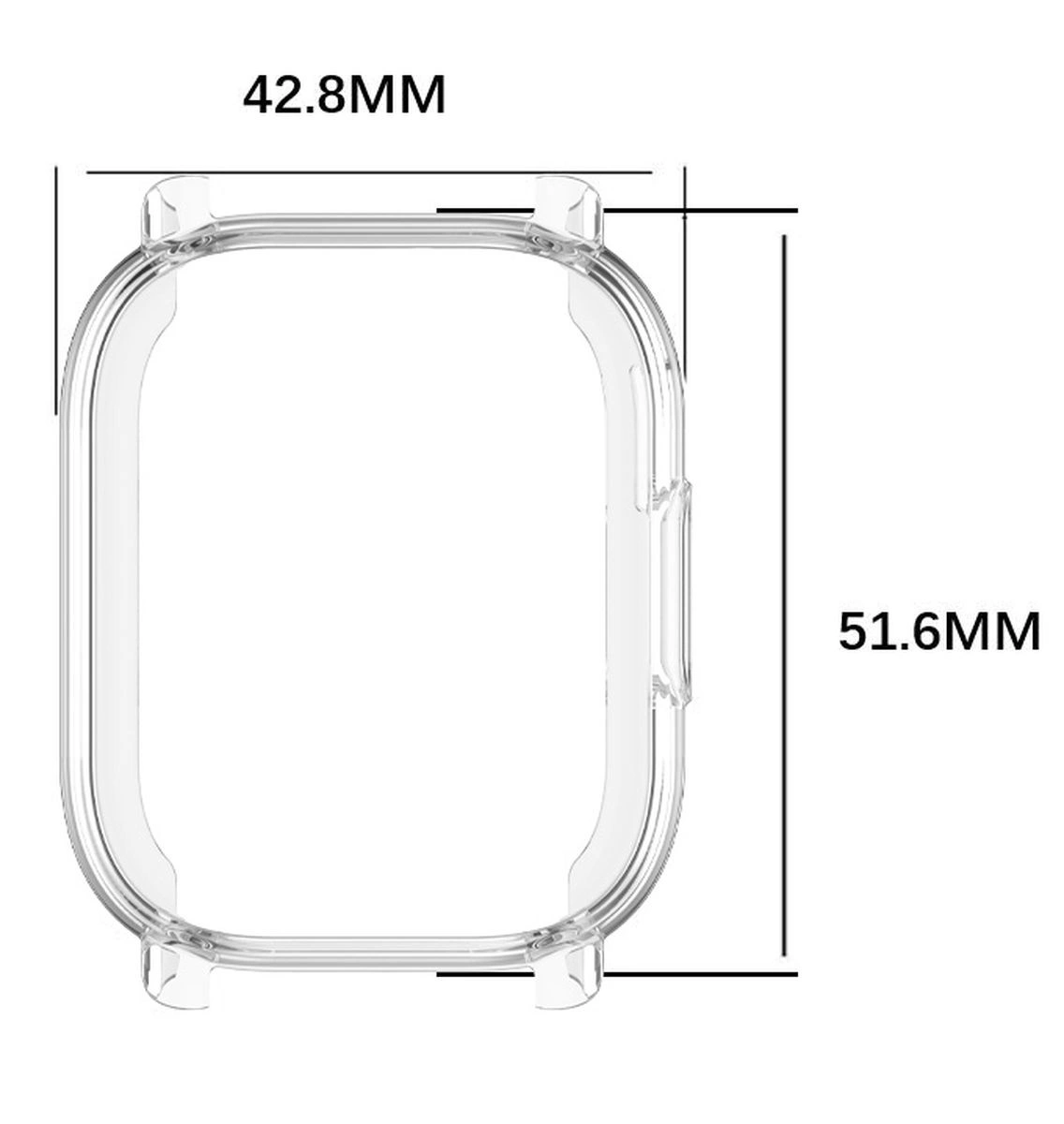 Kryt Bizon Case Watch Felipe Xiaomi Redmi Watch 5 Active clear