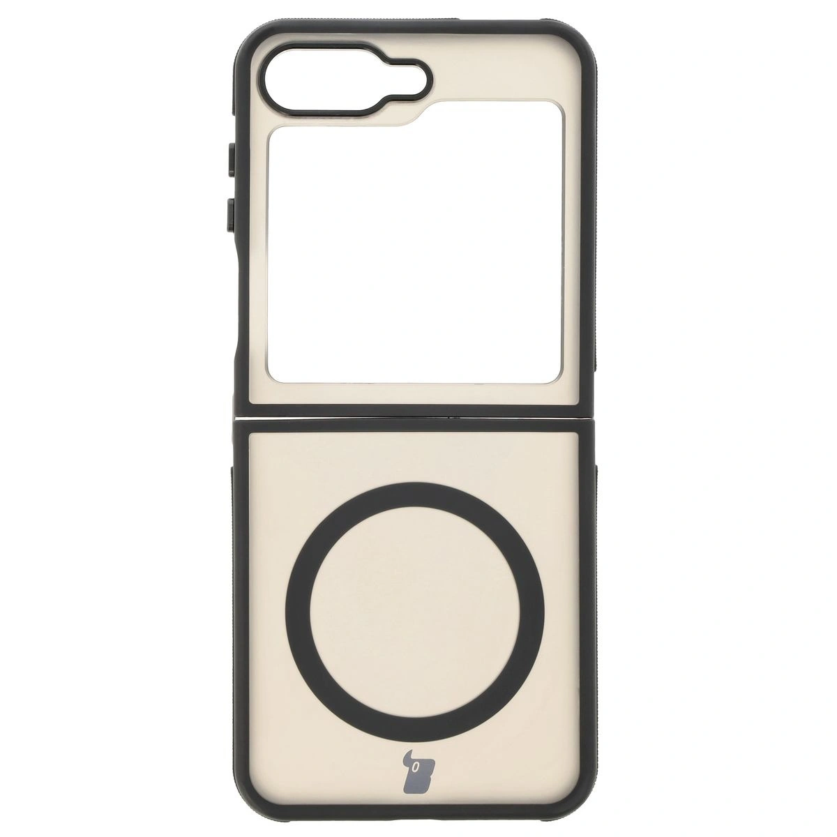 Kryt Bizon Case Eclipse Samsung Galaxy Z Flip 6 / 7 FE smoky with a black frame