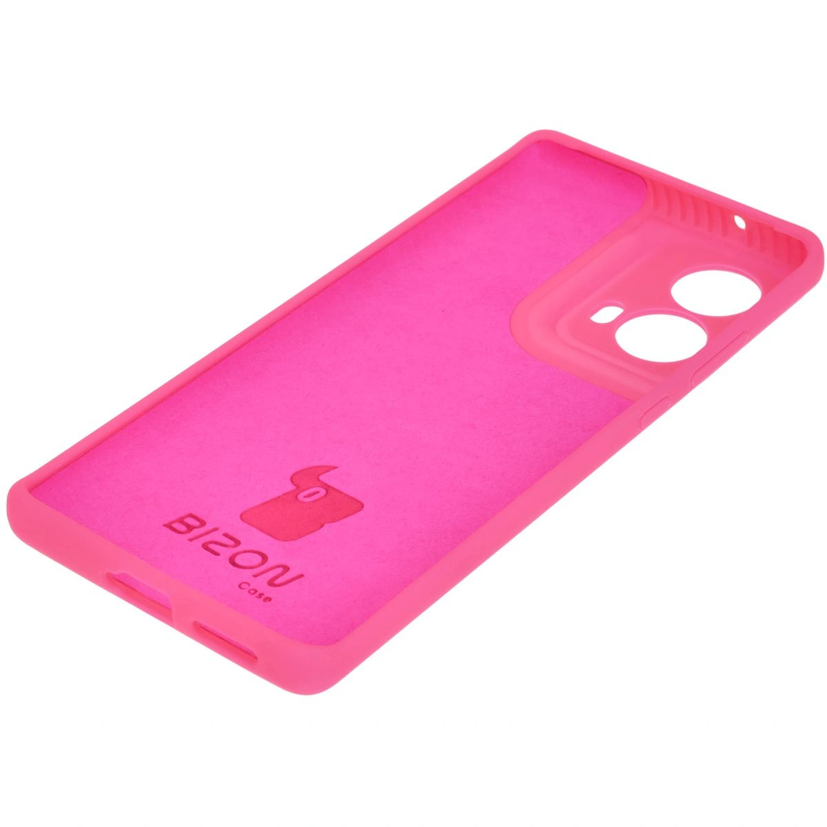 Kryt Bizon Soft Case Motorola Moto G85 5G neon pink