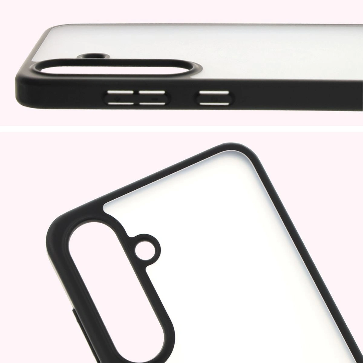 Kryt Bizon Case Angelo Samsung Galaxy S25 Plus smoky with a black frame