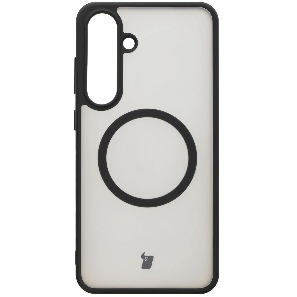 Kryt Bizon Case MatteO Samsung Galaxy S25 Plus transparent with black frame