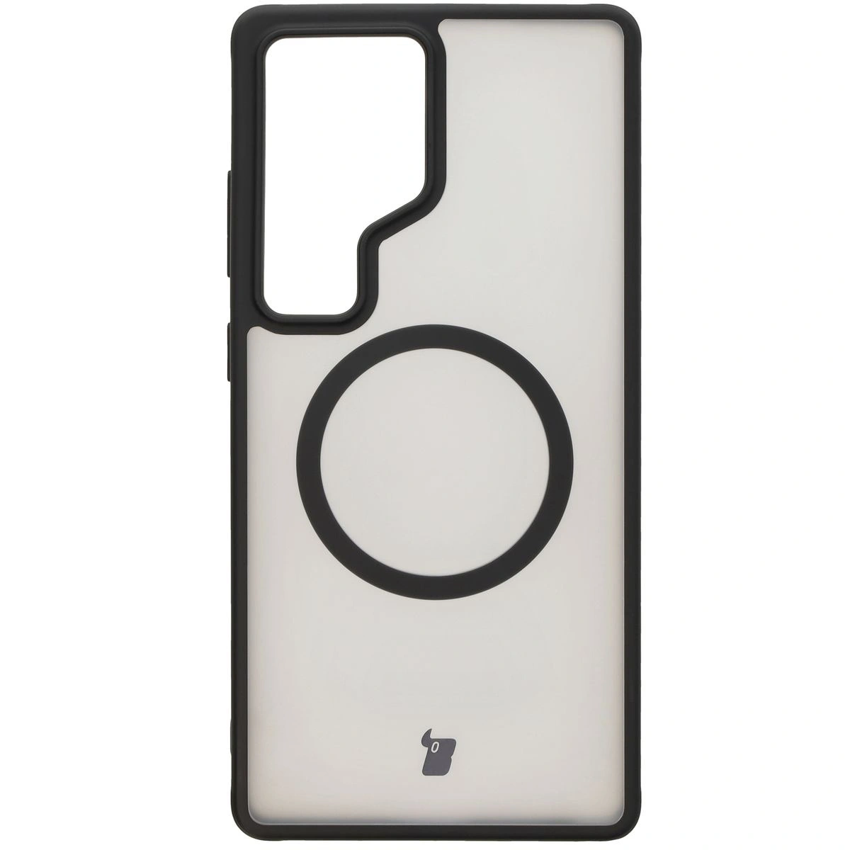 Kryt Bizon Case MatteO Samsung Galaxy S25 Ultra transparent with black frame