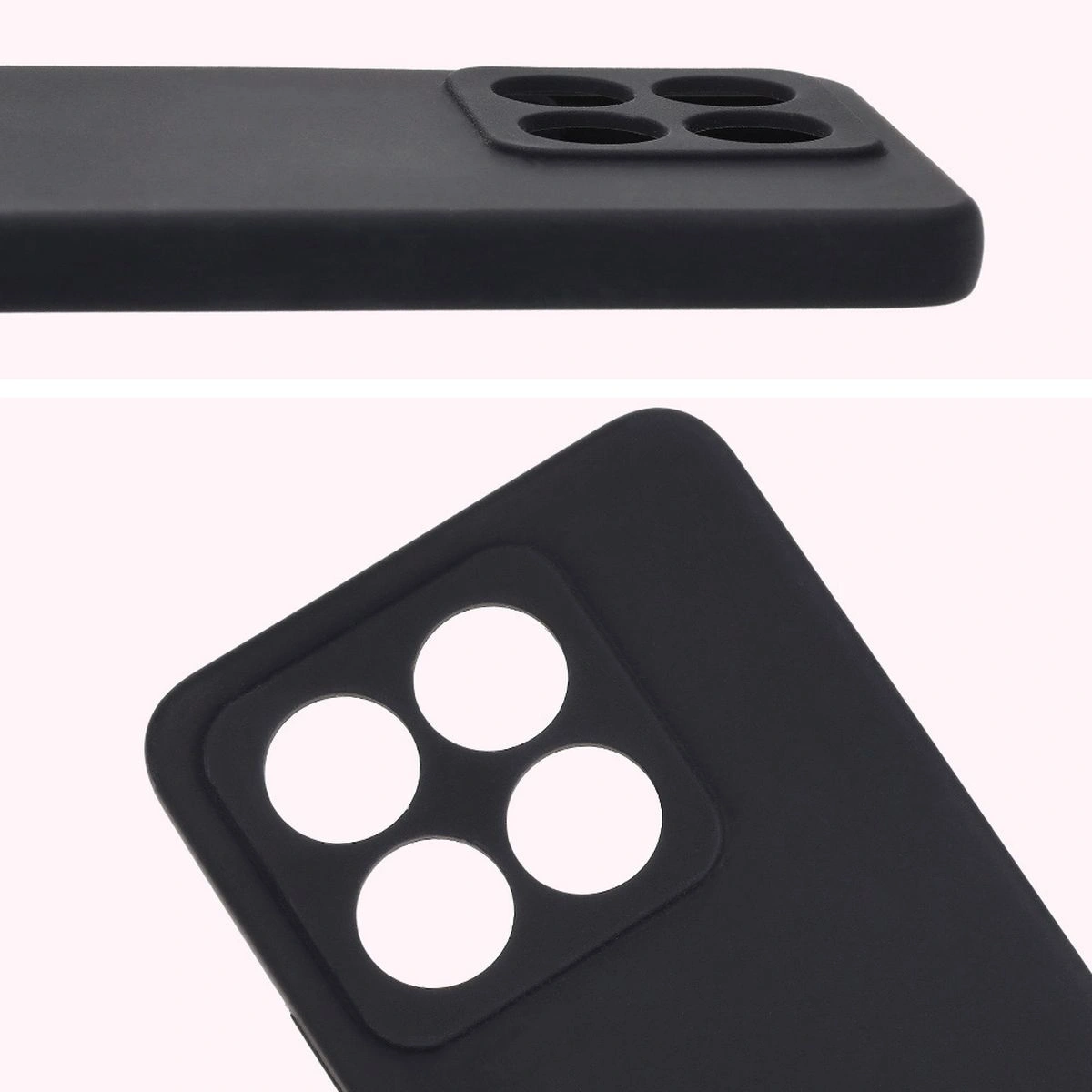 Kryt Bizon Soft Case Xiaomi Redmi 14C 4G / Poco C75 black