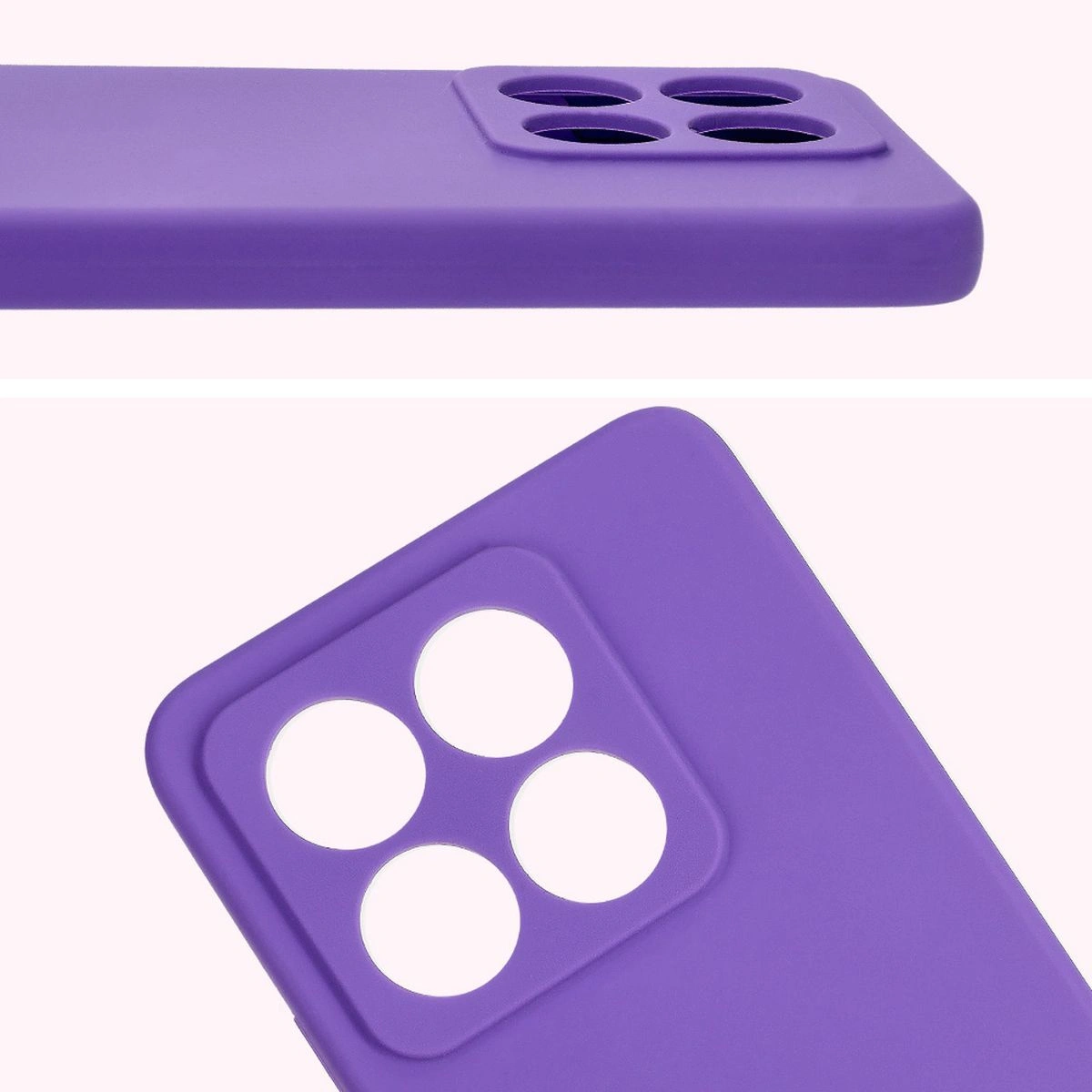 Kryt Bizon Soft Case Xiaomi Redmi 14C 4G / Poco C75 purple