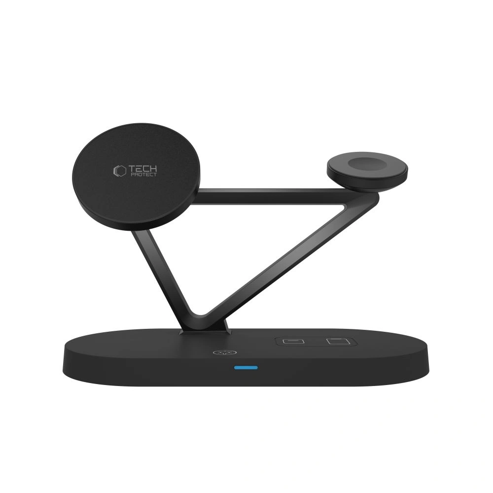 Bezdrátová nabíječka Tech-Protect QI15W-A41 3in1 Magnetic MagSafe Wireless Charger Black