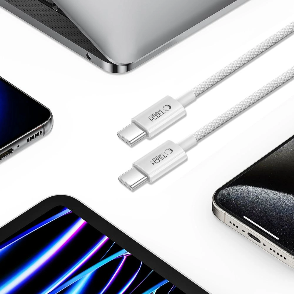Tech-Protect Ultraboost Lite USB-C / USB-C Cable PD60W/3A 200cm Cool Grey