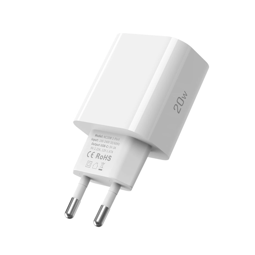 Síťová nabíječka Tech-Protect NC20W 1-port USB-C Network Charger PD20W White