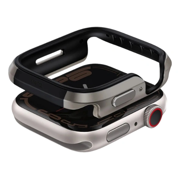 UNIQ Valencia Apple Watch Series 46mm titanium silver