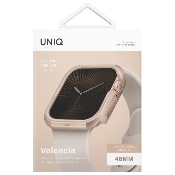 UNIQ Valencia Apple Watch Series 46mm gold