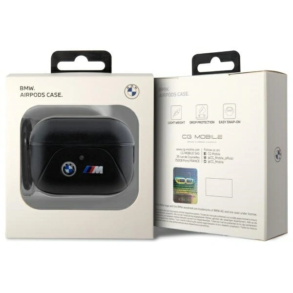 Kryt BMW BMAP222PVTK Apple AirPods Pro 2 (2022/2023) cover Curved Line black