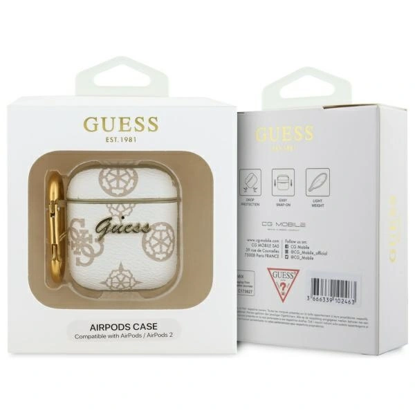 Kryt Guess GUA2PG4GPH Apple AirPods 1/2 cover 4G Hook white