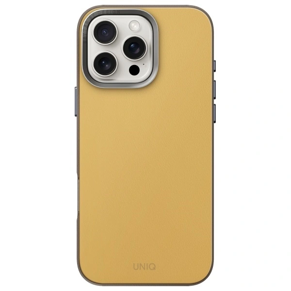 Kryt UNIQ Lyden DS Apple iPhone 16 Pro Magclick Charging yellow-grey