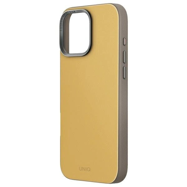 Kryt UNIQ Lyden DS Apple iPhone 16 Pro Magclick Charging yellow-grey
