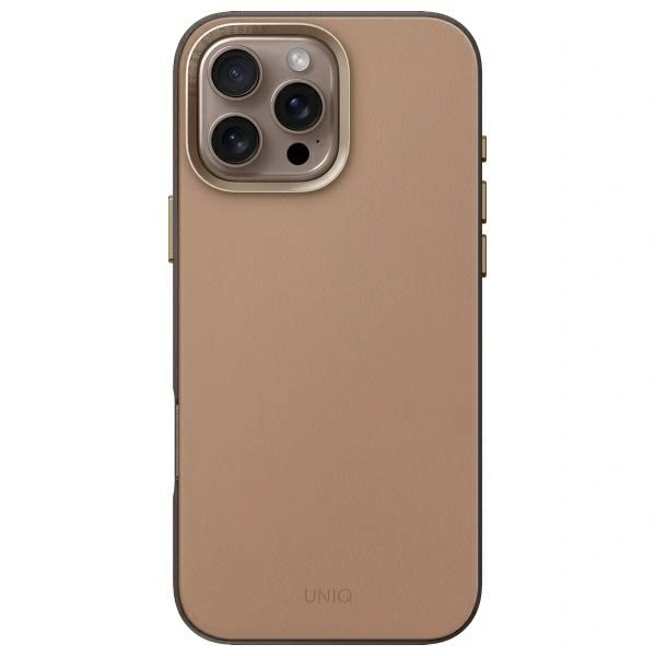 Kryt UNIQ Lyden DS Apple iPhone 16 Pro Max Magclick Charging brown-flint grey