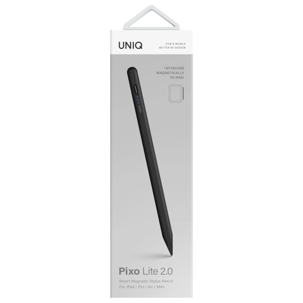 Kryt UNIQ Pixo Lite 2.0 magnetic stylus Apple iPad graphite black