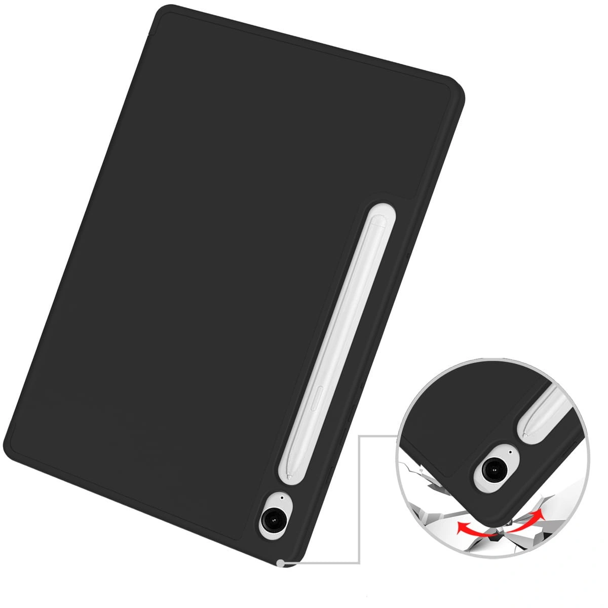 Kryt Bizon Case Tab Lizard Samsung Galaxy Tab S9 / S9 FE black
