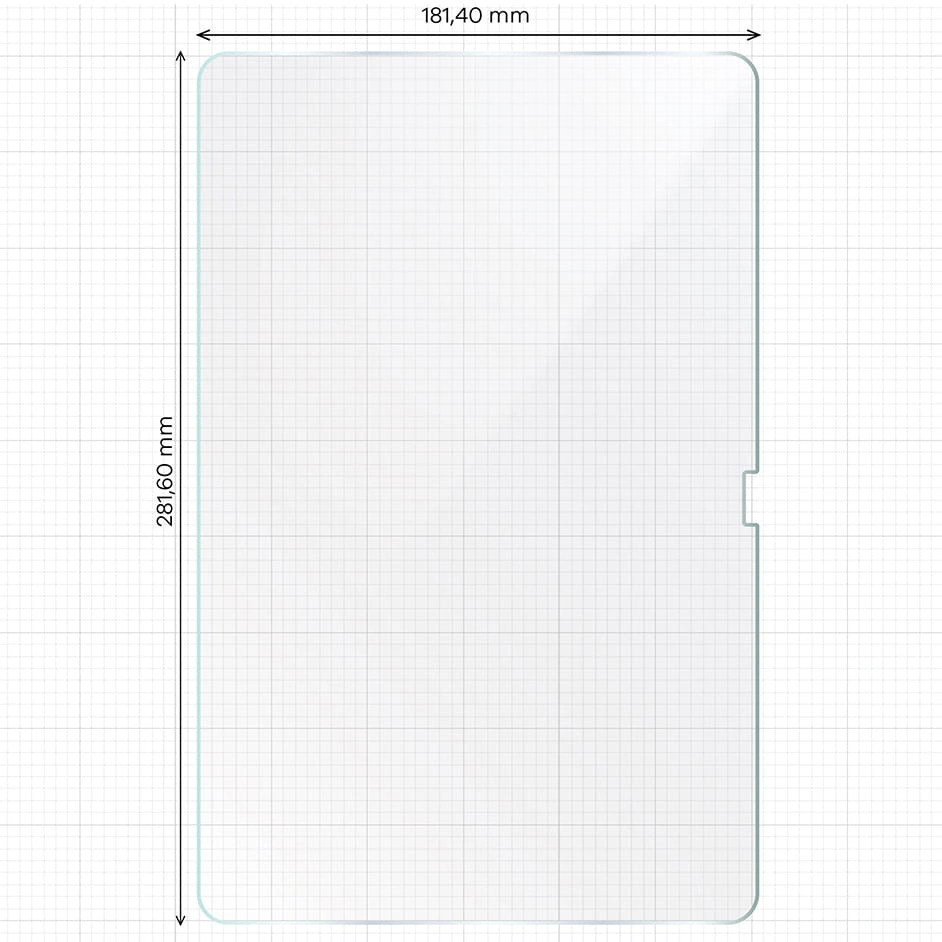 Kryt Bizon Film Tab Papirus Samsung Galaxy Tab S10 Plus/S9 FE Plus/S9 Plus/S8 Plus/S7 Plus/S7 FE [2 PACK]