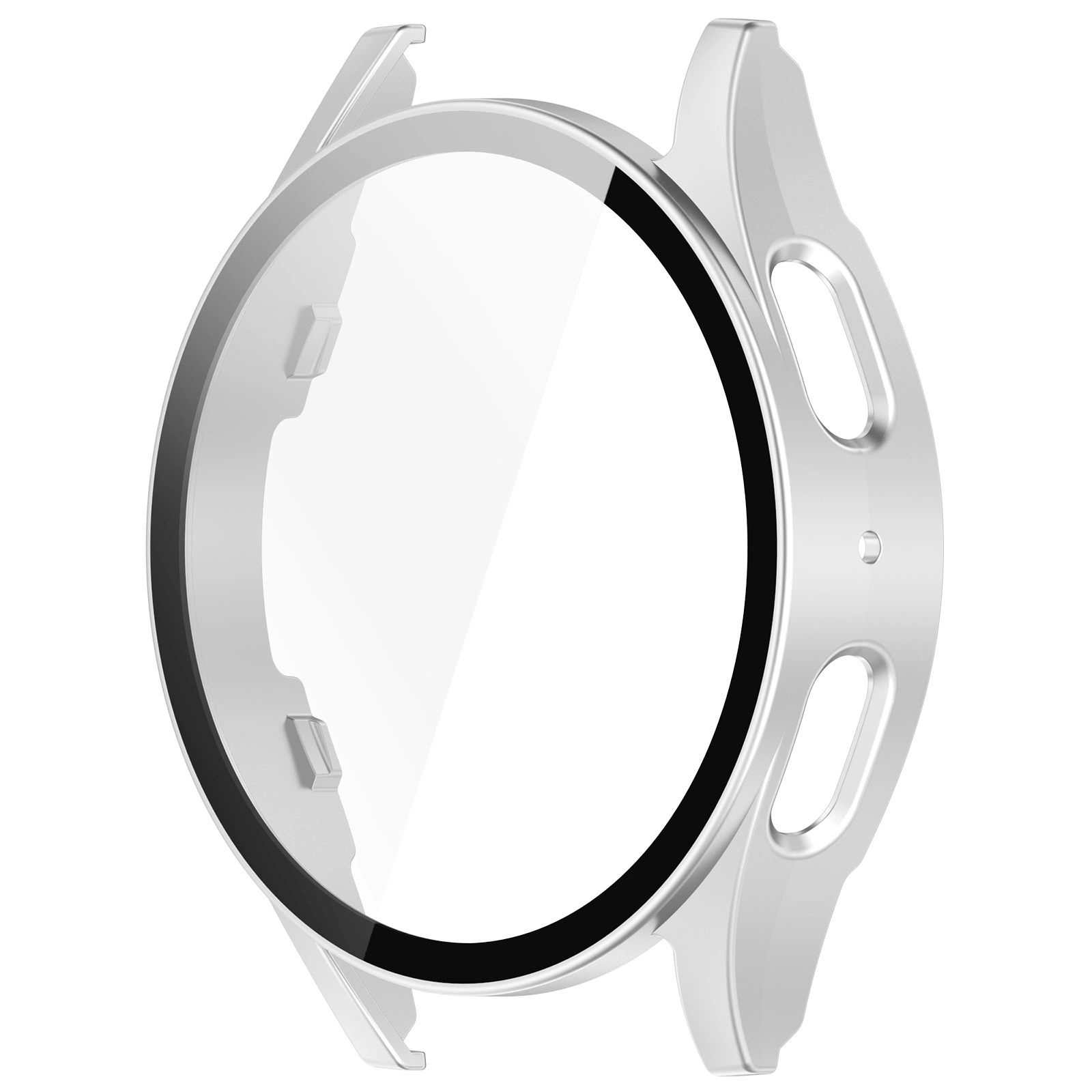 Kryt Bizon Case+Glass Watch Samsung Galaxy Watch 7 44 mm satin silver