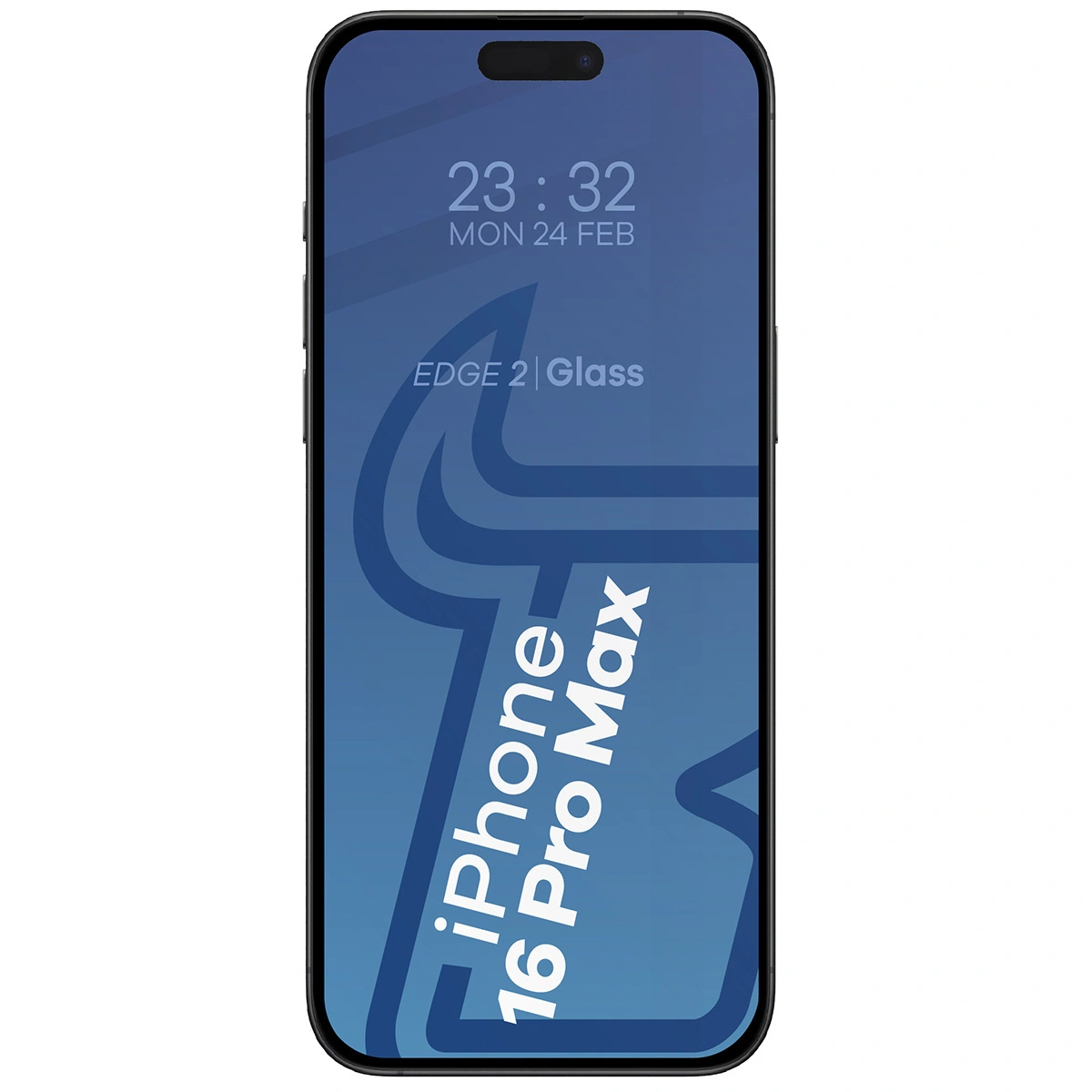 Ochranné sklo Bizon Glass Edge 2 Apple iPhone 16 Pro Max black frame