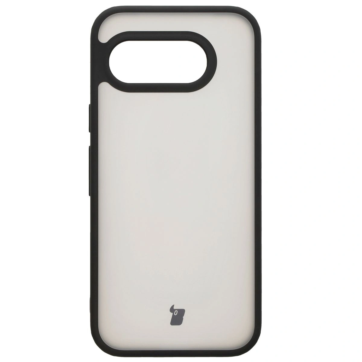 Kryt Bizon Case Angelo Google Pixel 9a smoky with a black frame