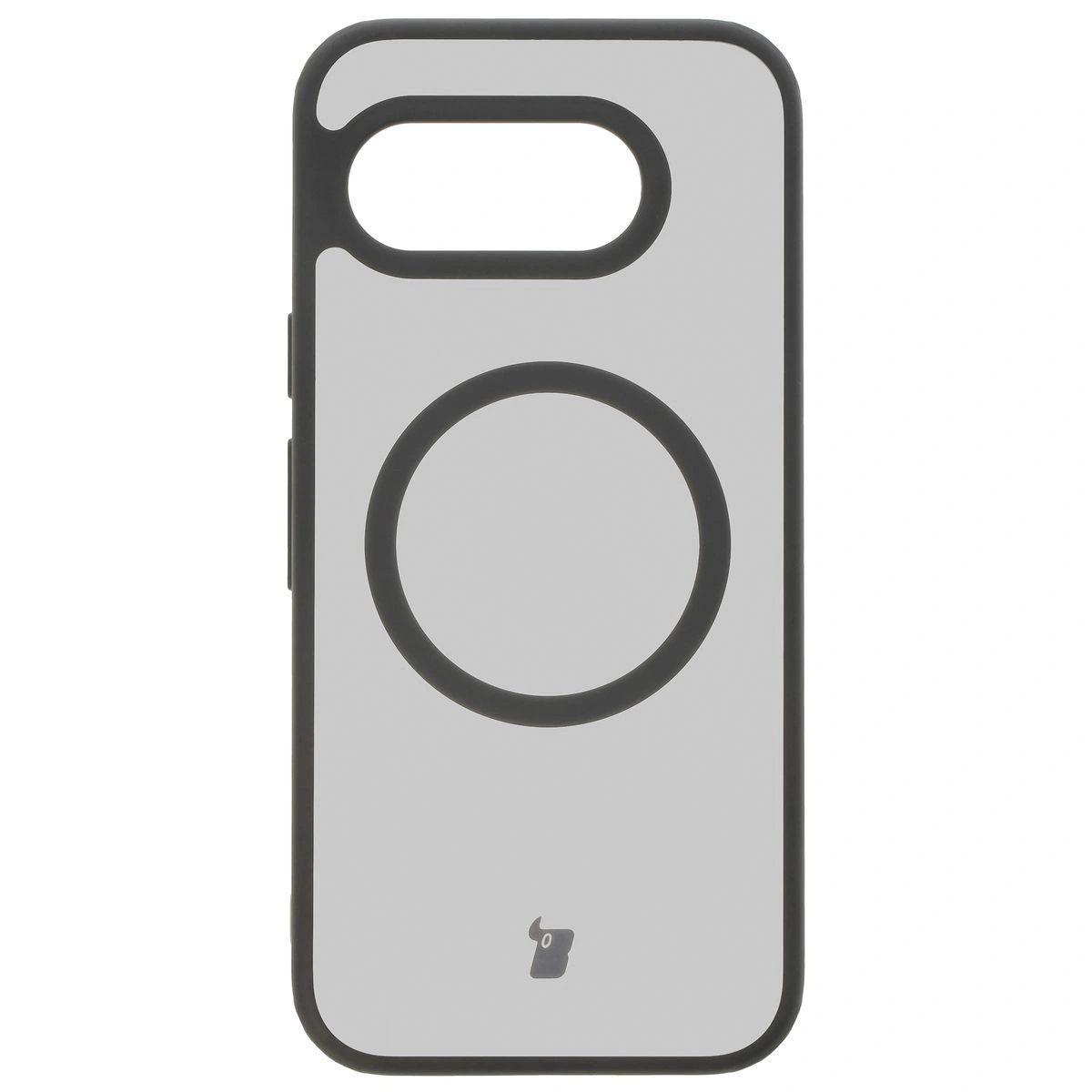 Kryt Bizon Case MatteO Google Pixel 9a translucent with a black frame