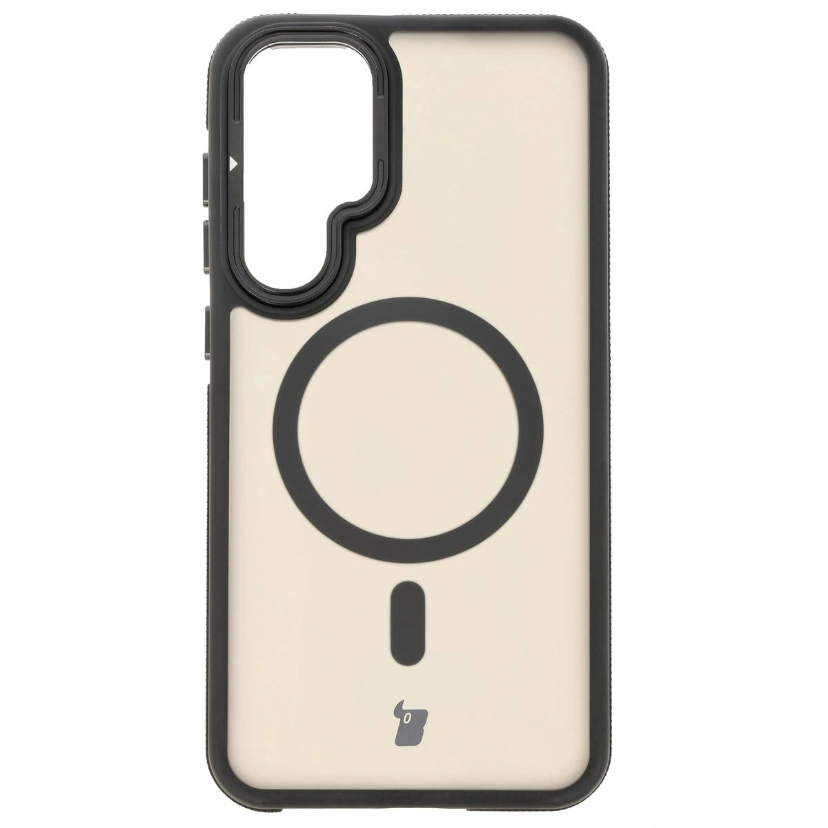 Kryt Bizon Case Eclipse Samsung Galaxy S25 Plus smoky with a black frame