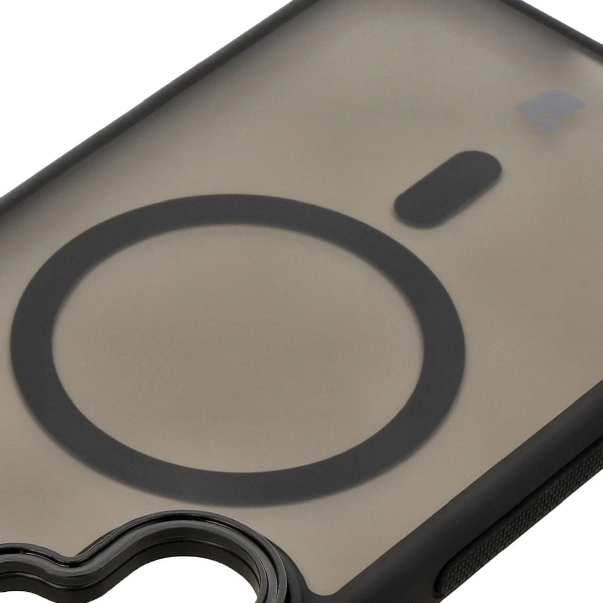 Kryt Bizon Case Eclipse Samsung Galaxy S25 Plus smoky with a black frame