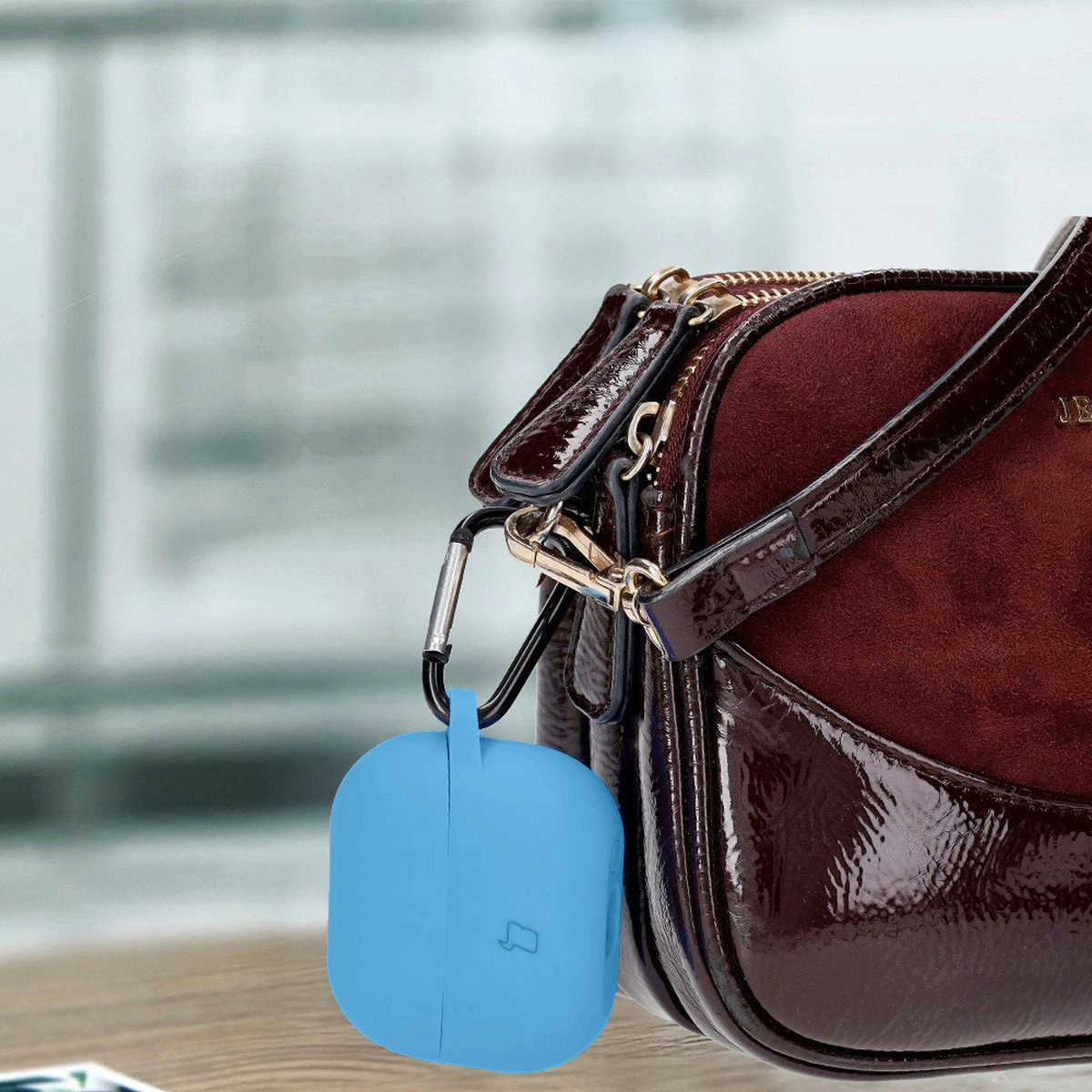 Kryt Bizon Case Headphone Silicone Samsung Galaxy Buds 3 / 3 Pro blue