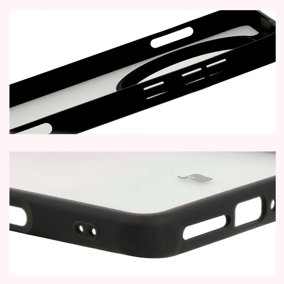 Kryt Bizon Case Angelo Oppo Find X8 Pro smoky with a black frame