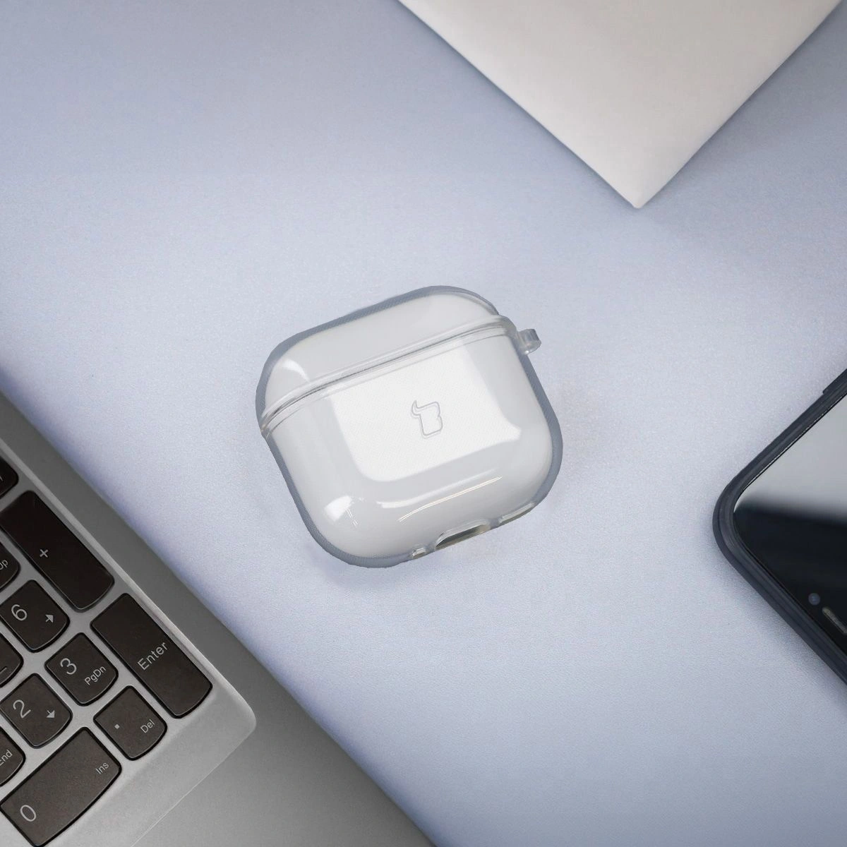 Kryt Bizon Case Headphone Clear Apple AirPods 4 clear