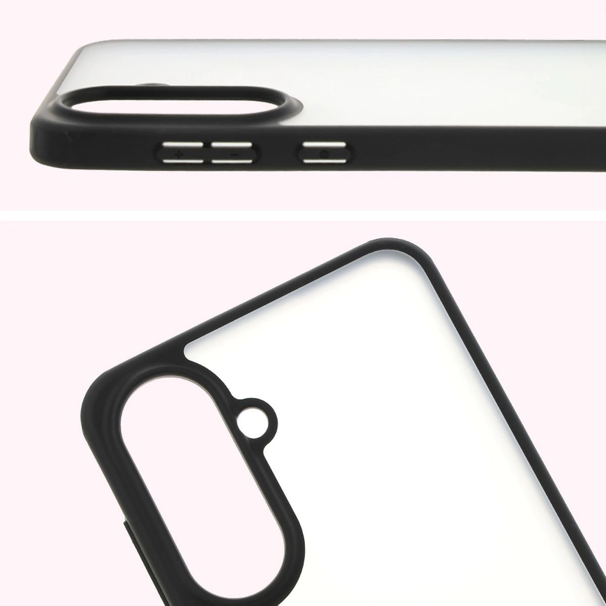 Kryt Bizon Case Angelo Samsung Galaxy A56 5G smoky with a black frame