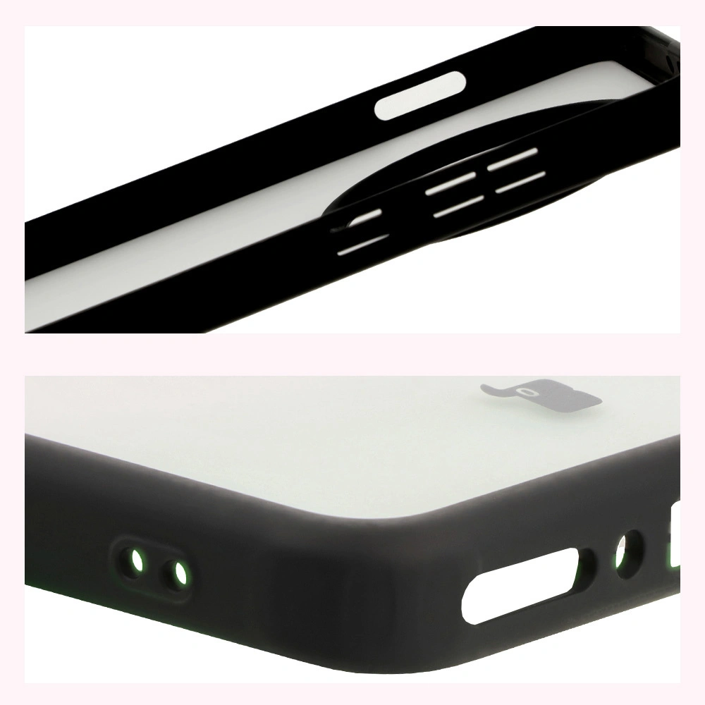 Kryt Bizon Case Angelo OnePlus 13 smoky with a black frame