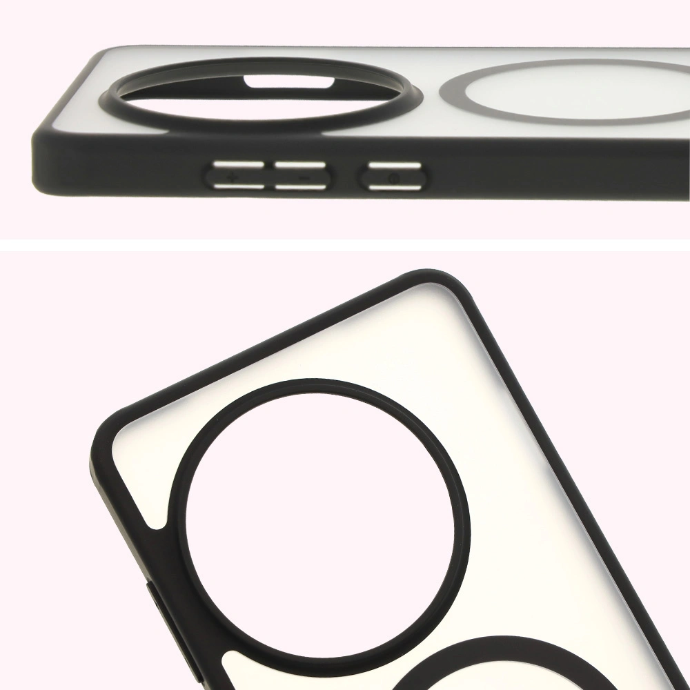 Kryt Bizon Case MatteO OnePlus 13 translucent with black frame