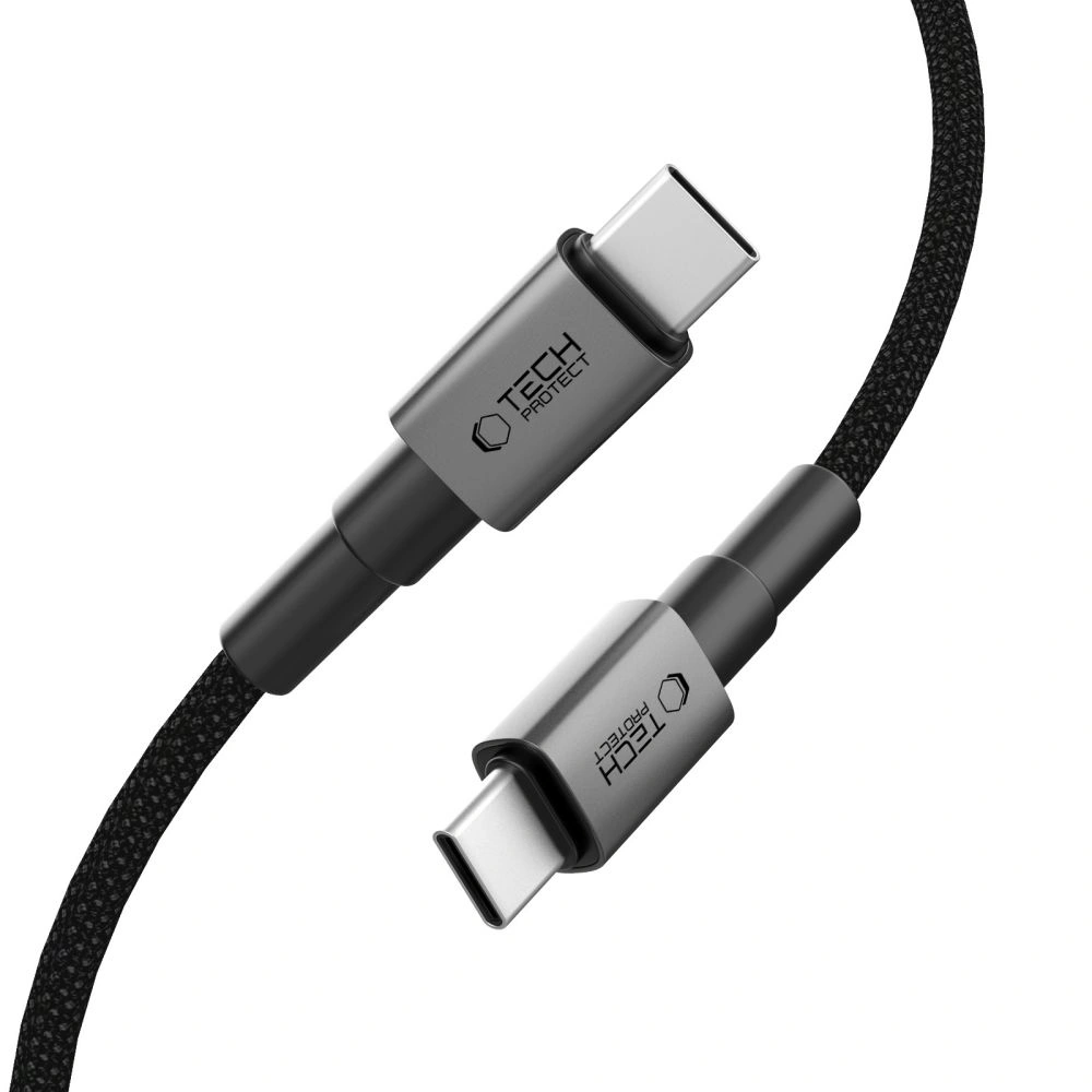 Tech-Protect Ultraboost DNA USB-C / USB-C Cable PD60W/3A 50cm Iron Grey