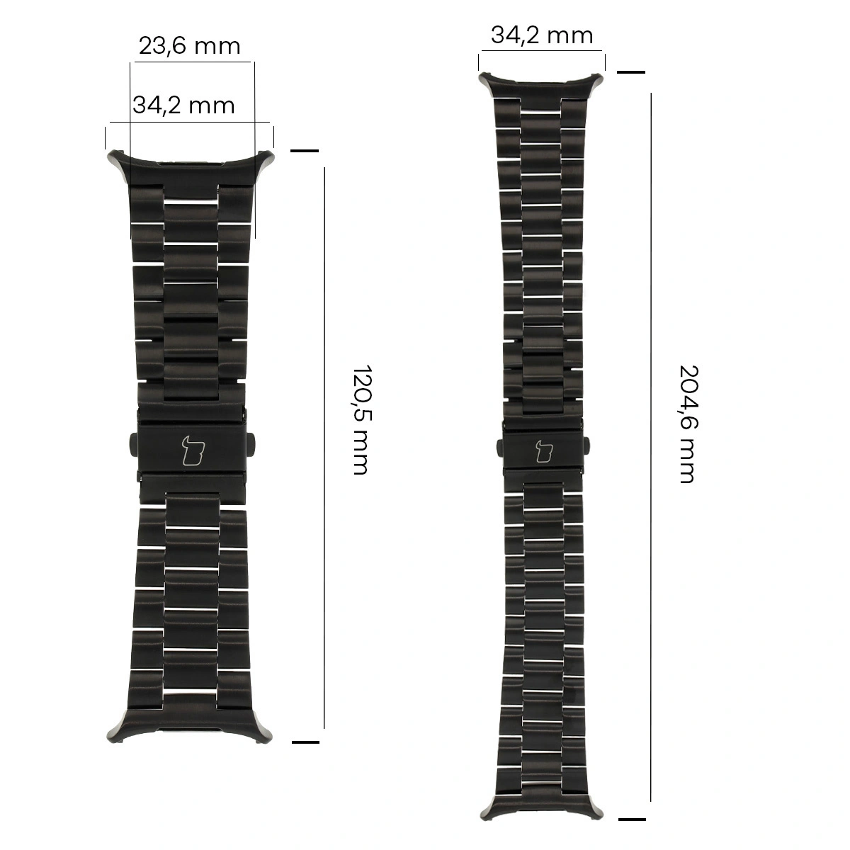 Kryt Bizon Strap Watch Aura Samsung Galaxy Watch Ultra 47 mm black