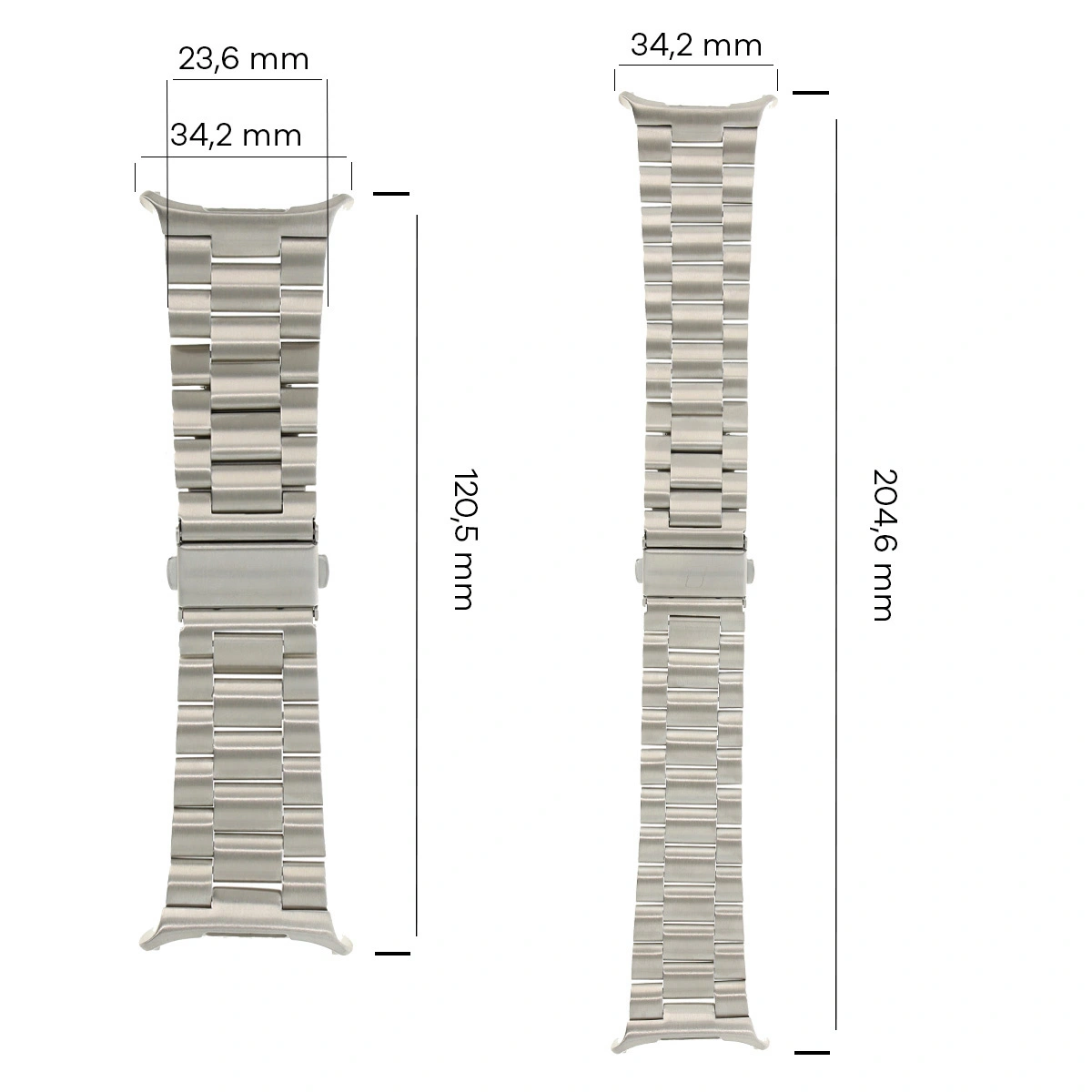 Kryt Bizon Strap Watch Aura Samsung Galaxy Watch Ultra 47 mm silver