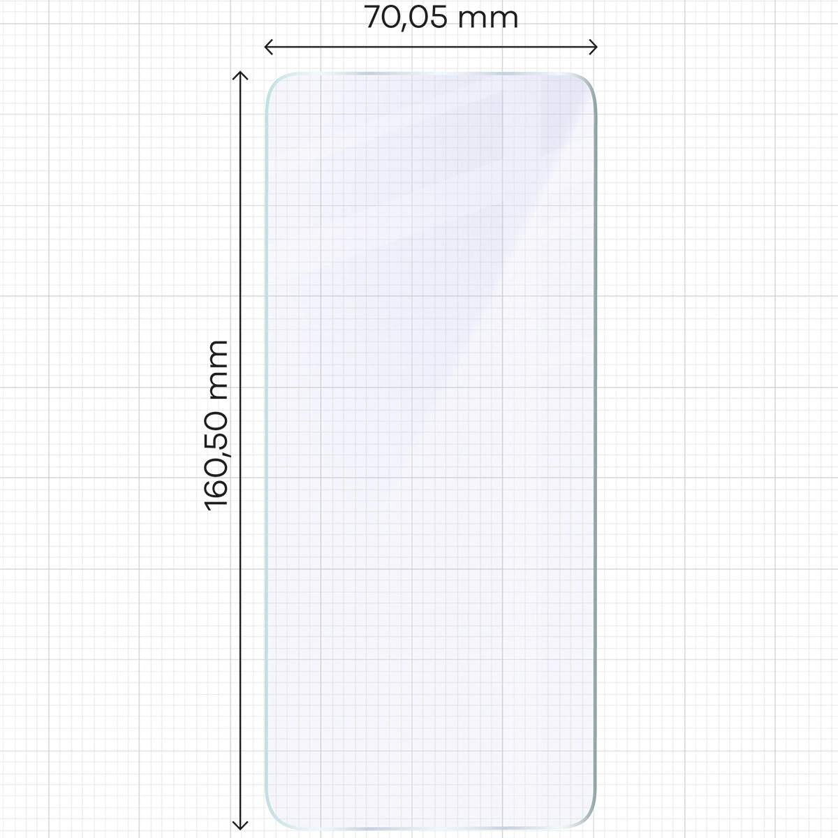 Ochranné sklo Bizon Glass Mule Flexible hybrid glass Infinix Hot 50 Pro 4G