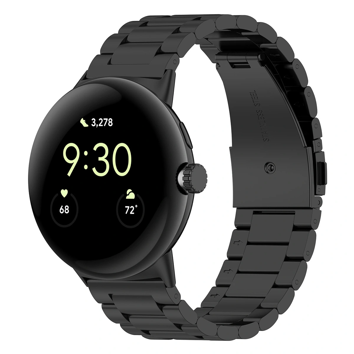 Kryt Bizon Strap Watch Aura Google Pixel Watch 4 / 3 45 mm black