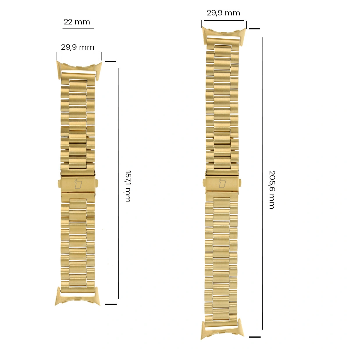 Kryt Bizon Strap Watch Aura Google Pixel Watch 4 / 3 45 mm gold