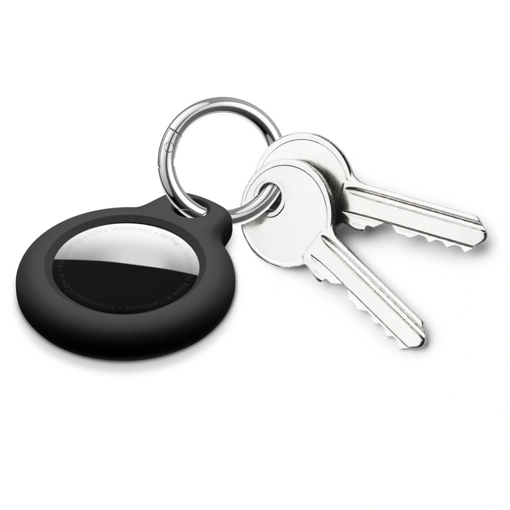 Kryt Tech-Protect Rough Apple Airtag Black [2 PACK]