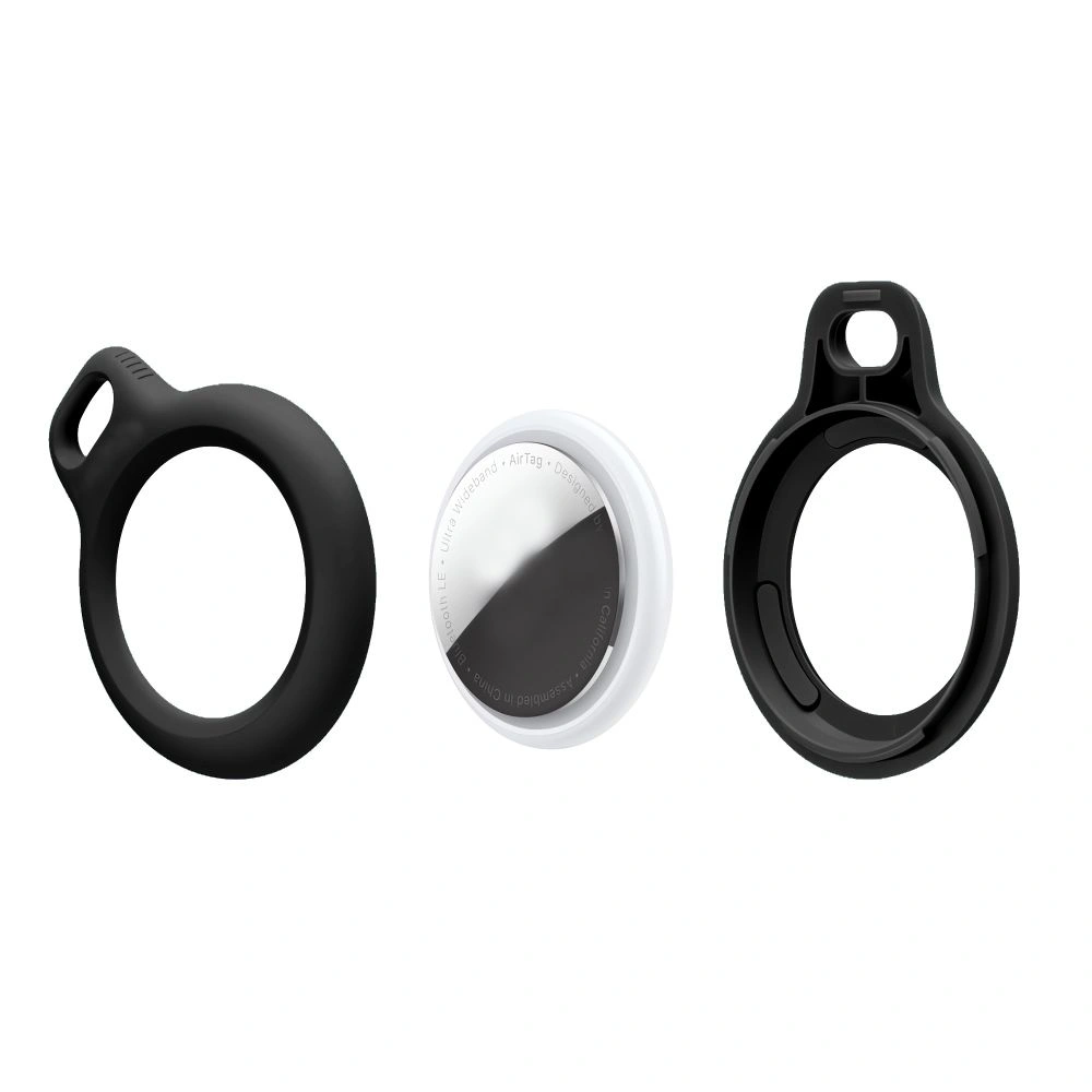 Kryt Tech-Protect Rough Chain Apple Airtag Black [2 PACK]