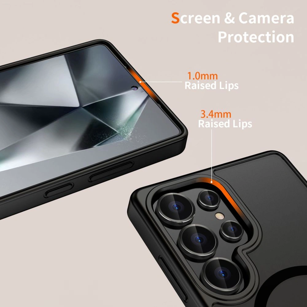 Kryt Tech-Protect Magmat MagSafe Samsung Galaxy S25 Ultra Matte Black