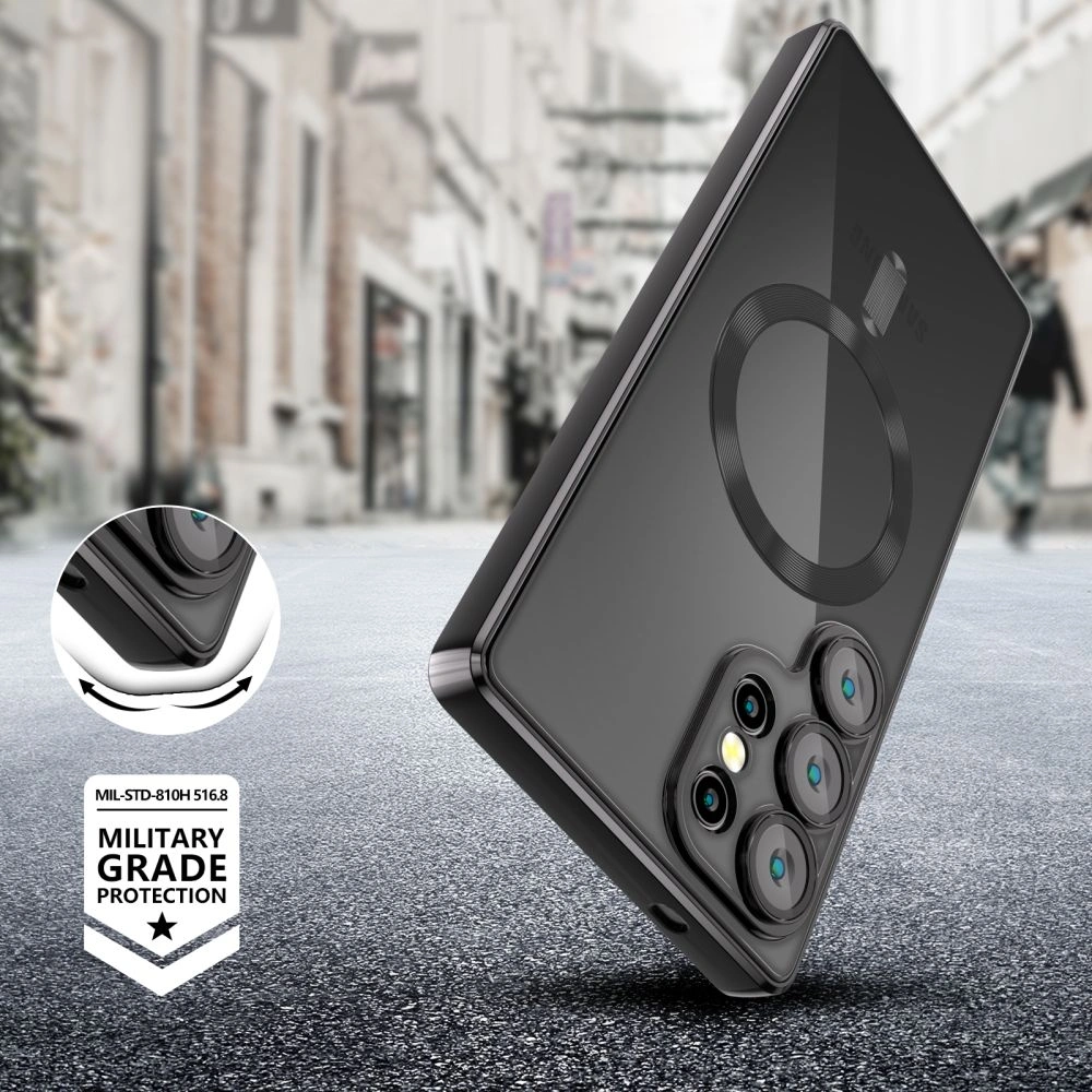 Kryt Tech-Protect Magflex MagSafe Samsung Galaxy S25 Ultra Shiny Black