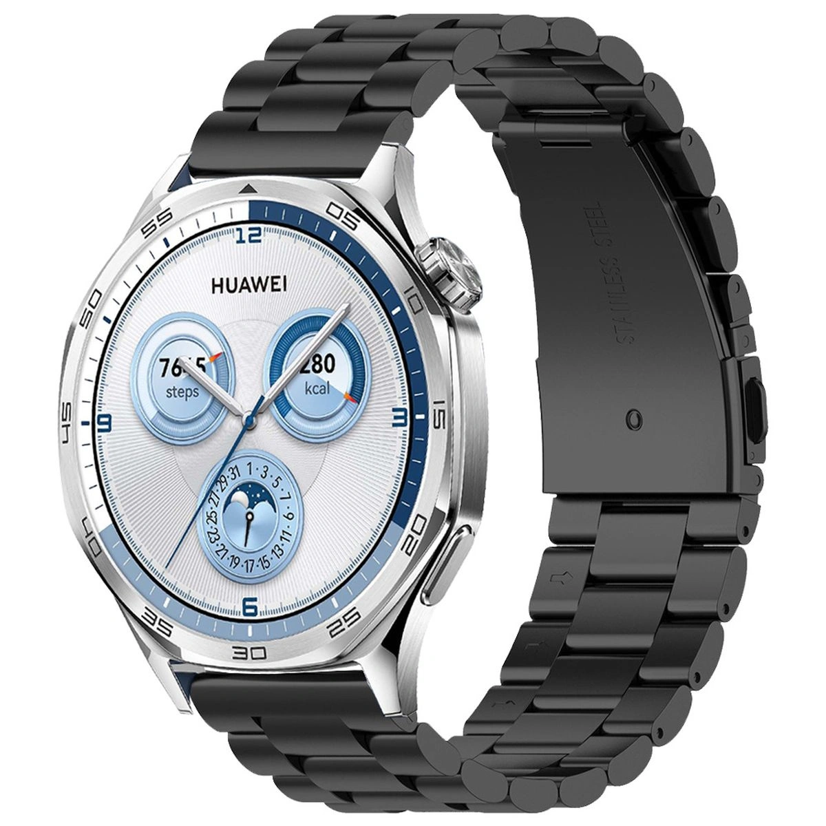 Kryt Bizon Strap Watch Aura Smartwatcha 22 mm black