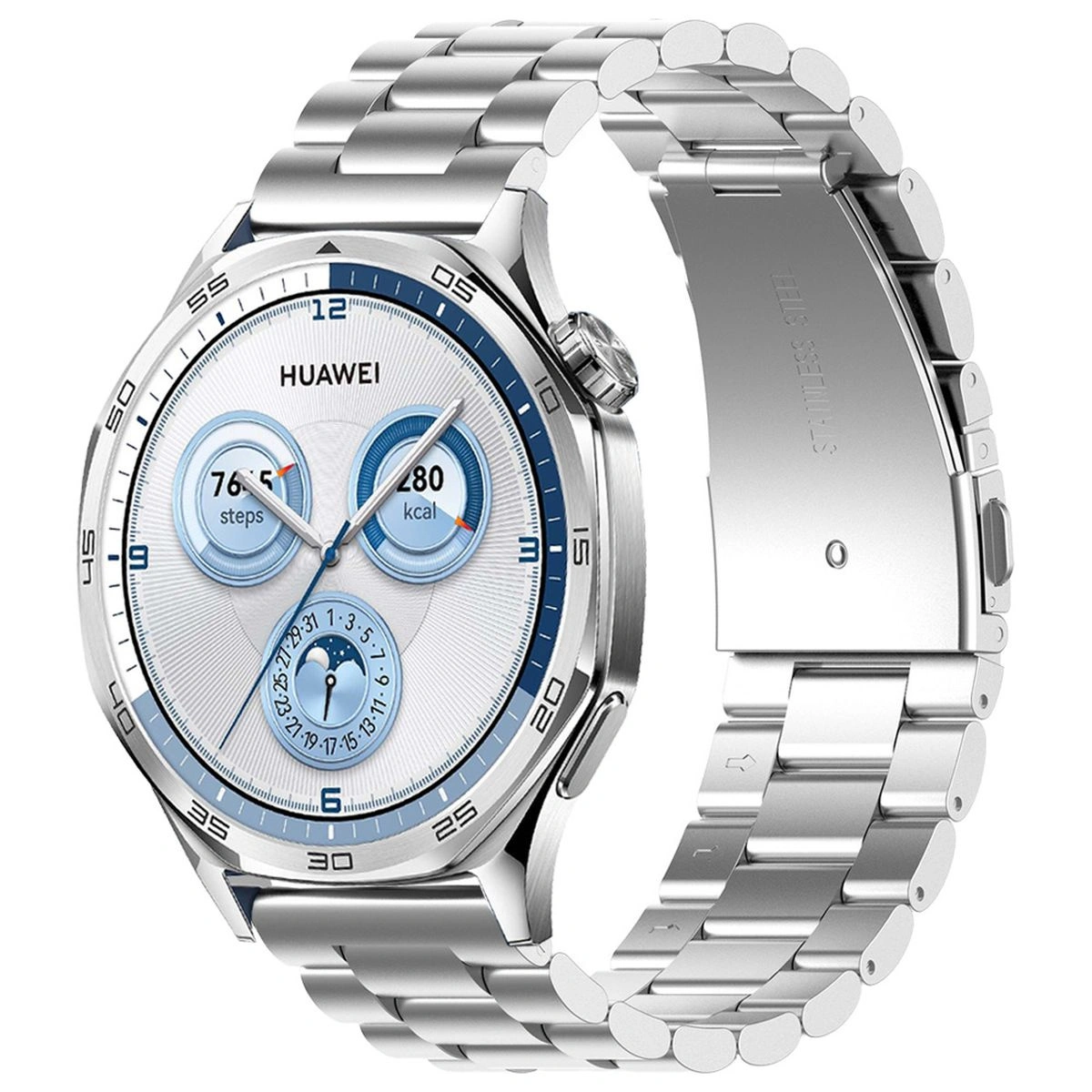Kryt Bizon Strap Watch Aura Smartwatch 22mm silver