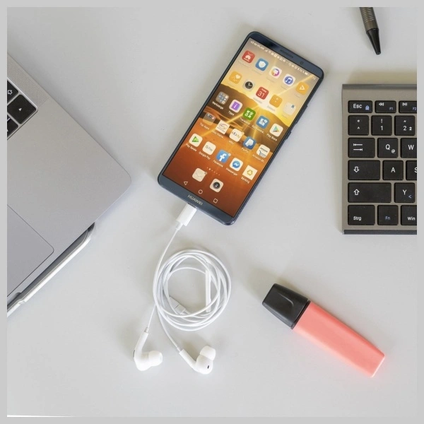 Sluchátka 4smarts Melody Digital Basic USB-C in-ear  with D/A converter white