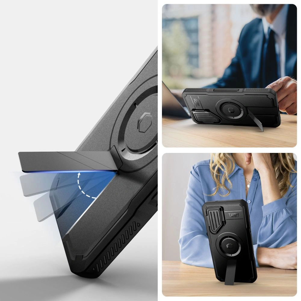 Kryt Tech-Protect Kevlar MagSafe+ Samsung Galaxy S25+ Plus Black