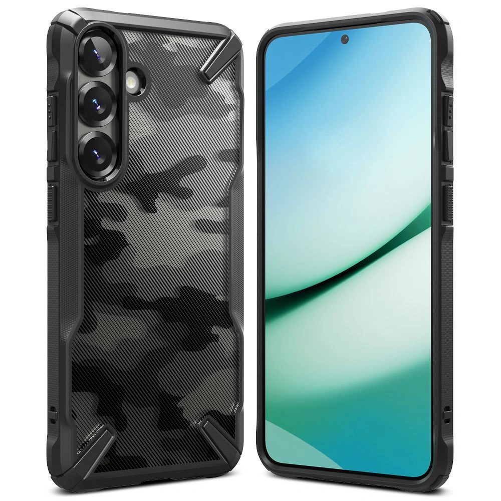 Kryt Ringke Fusion-X Samsung Galaxy S25+ Plus Camo Black