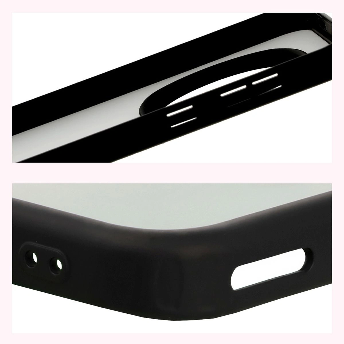 Kryt Bizon Case Angelo Honor Magic7 Pro smoky with a black frame
