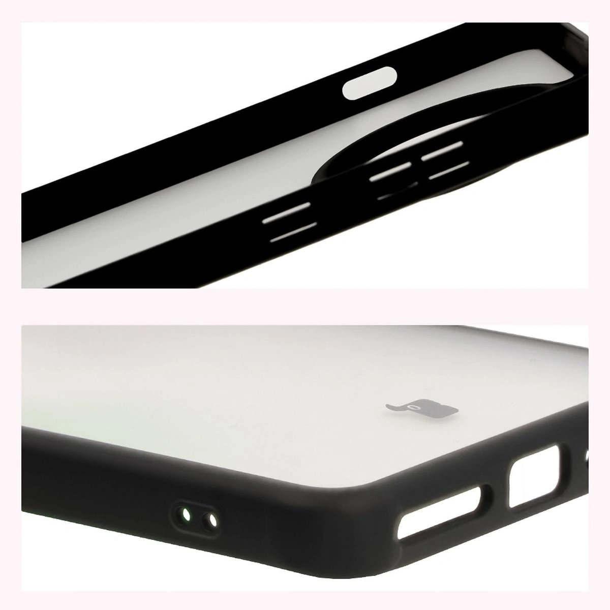Kryt Bizon Case Angelo OnePlus 13R smoky with a black frame